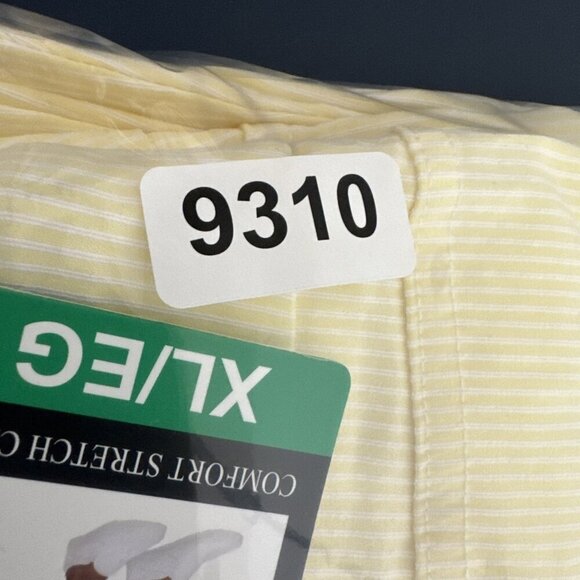 Mario Serrani Women's XL Comfort Stretch Capri Pant Yellow Stripe NWT 9310 - Picture 15 of 16